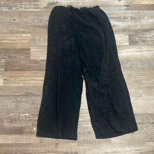 Women's large fleece sweatpants